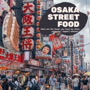 dontonbori street osaka japan street food