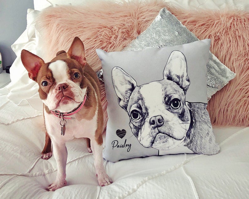 Valentine's Gift Ideas for Pet Lovers Custom Pet Pillow