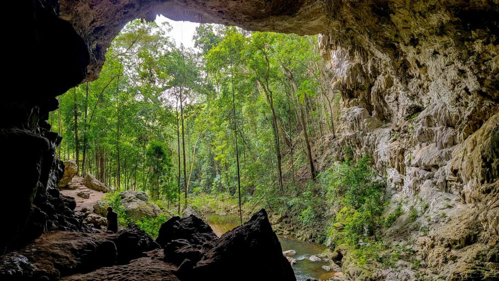 The Rio Frio Cave in Belize