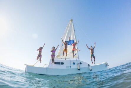 Sunset catamaran cruise gulf of mexico