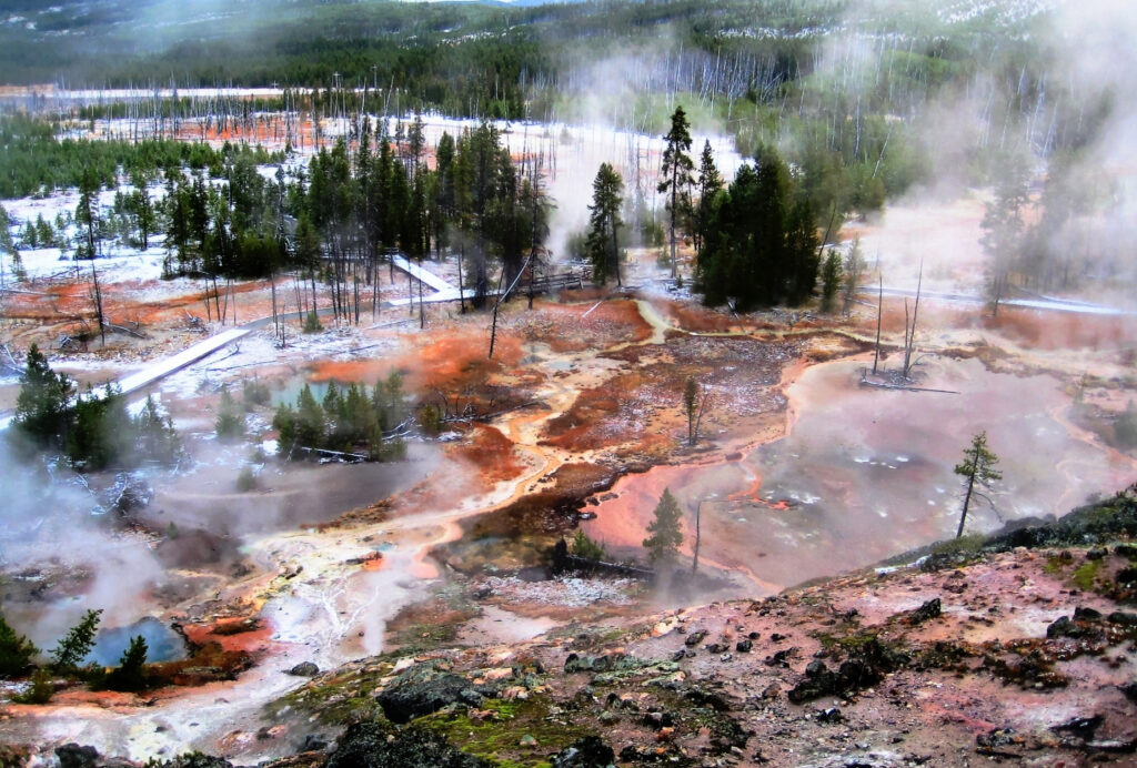 Artists Paintpots in Yellowstone National Park is an easy and fun hike.