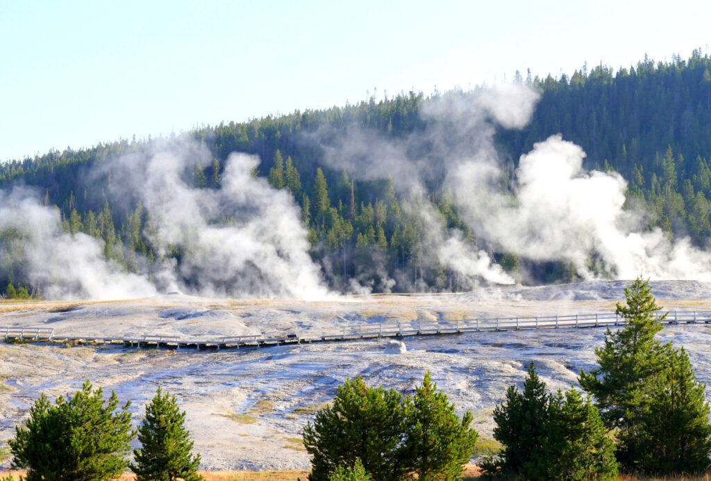 Upper Geyser Basin is THE hike to take in yellowstone