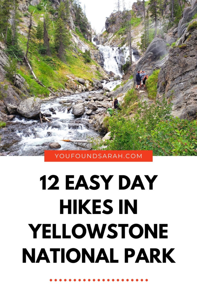 These 12 easy hikes in Yellowstone National Park are all relatively flat, lead somewhere pretty, and have easy to follow trails! Enjoy! For more travel inspiration and tips, head to www.youfoundsarah.com