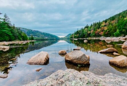 Jordan Pond in Acadia National Park Maine